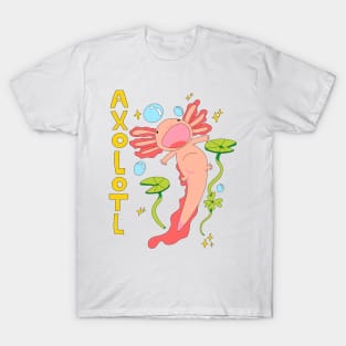 Axolotl by Sobre Alba T-Shirt